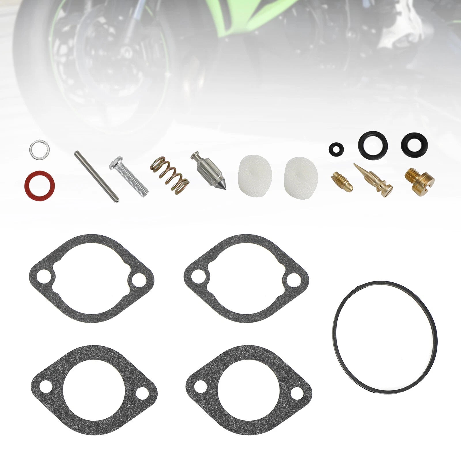 Carburetor Rebuild Kit for Kawasaki Mule 600/610 SX (2005–2017) T9