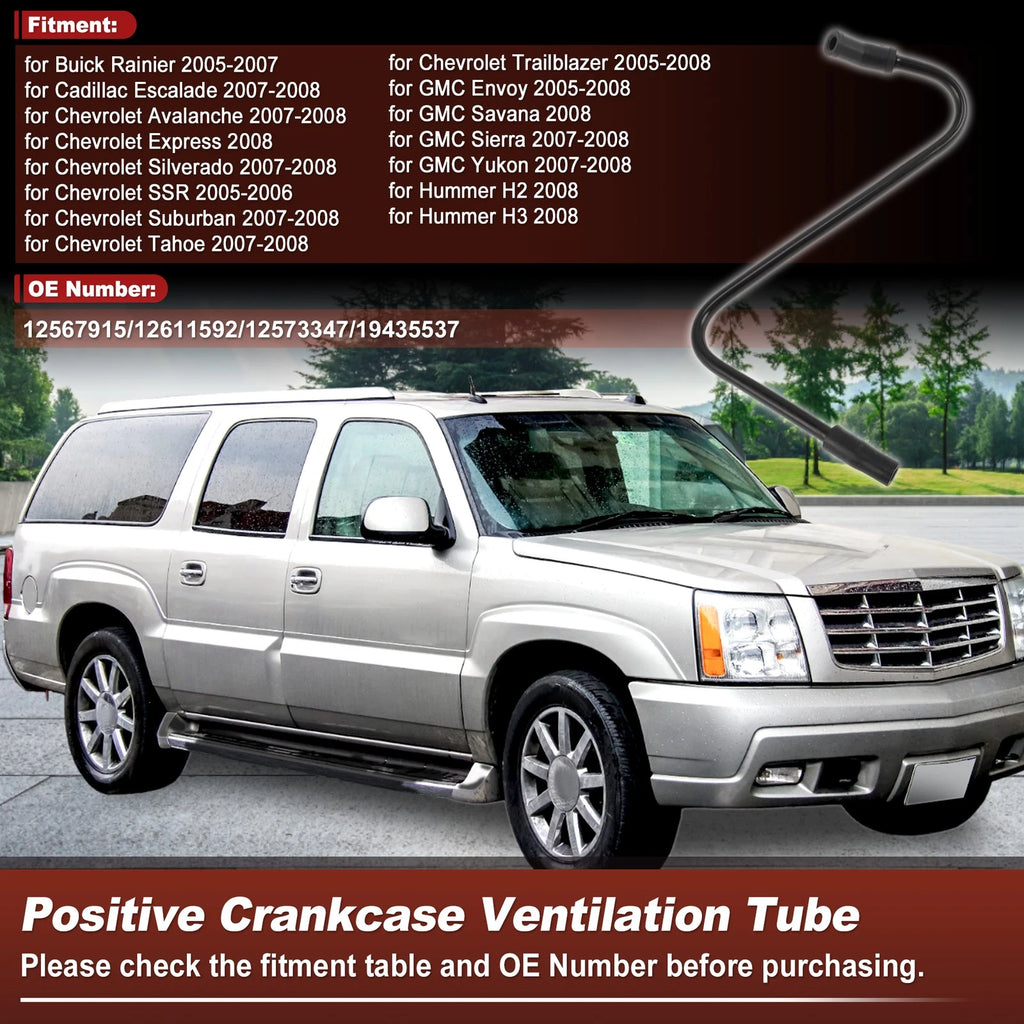 PCV Tube Replacement for Buick Rainier (2005–2007)