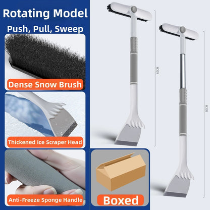 Ice Scraper for Car Winter Use - Portable Extendable Design