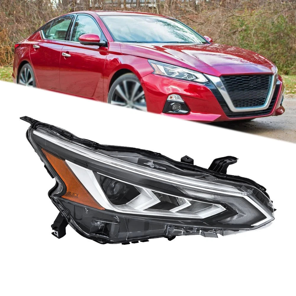 LED Headlight Assembly for Nissan Altima (2019–2020) Passenger Right Side Chrome