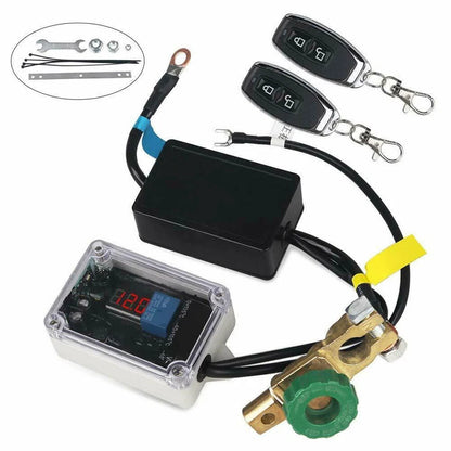 12V Wireless Anti-theft Car Battery Kill Switch with Voltmeter
