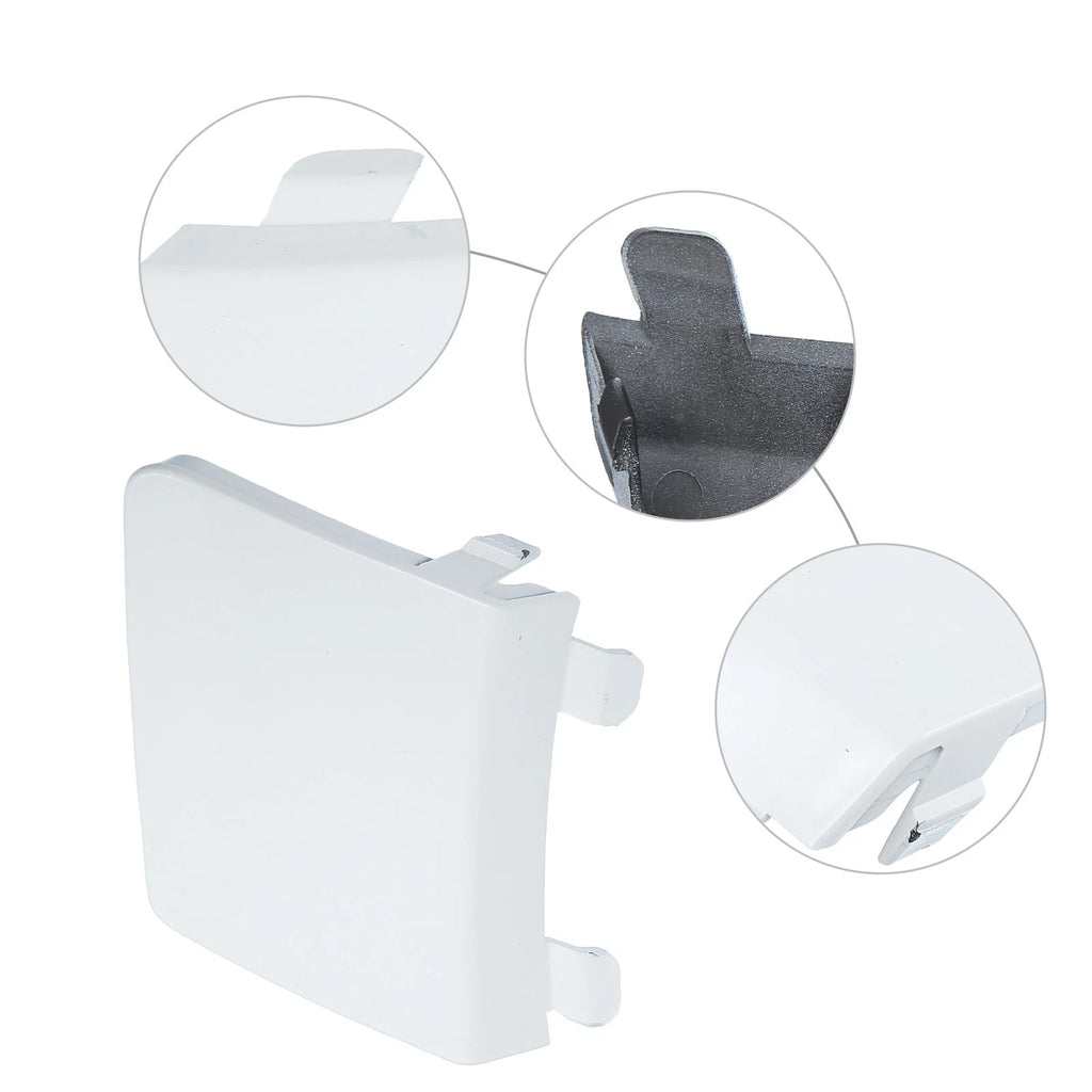 Front Bumper Tow Hook Cover Towing Eye Hole for Volkswagen White (2000–2006)