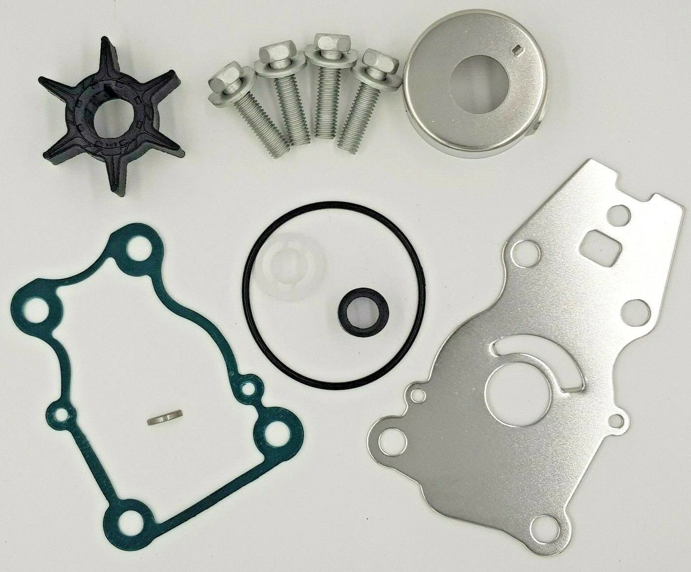 Water Pump Impeller Kit for Yamaha 30 40 HP 4-Stroke Outboard (66T-W0078-00, 18-3440)