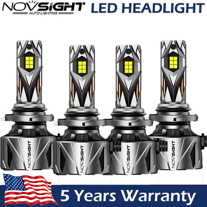 2X 9005+9006 LED Headlight Bulb Combo for