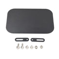 Universal Side Number Plate Panel Cover CNC Black for Motorcycle