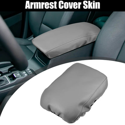 Car Center Armrest Cover for Honda Accord 2018–2022 Gray with Gray Stitch
