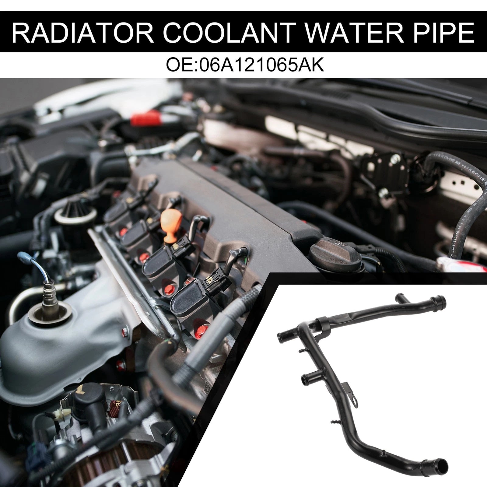 Engine Radiator Coolant Water Pipe for Volkswagen Beetle (1999–2005)