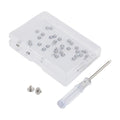 50 pcs M2x2 Flat Head Cross Screws Nickel Plated for Computer Chassis