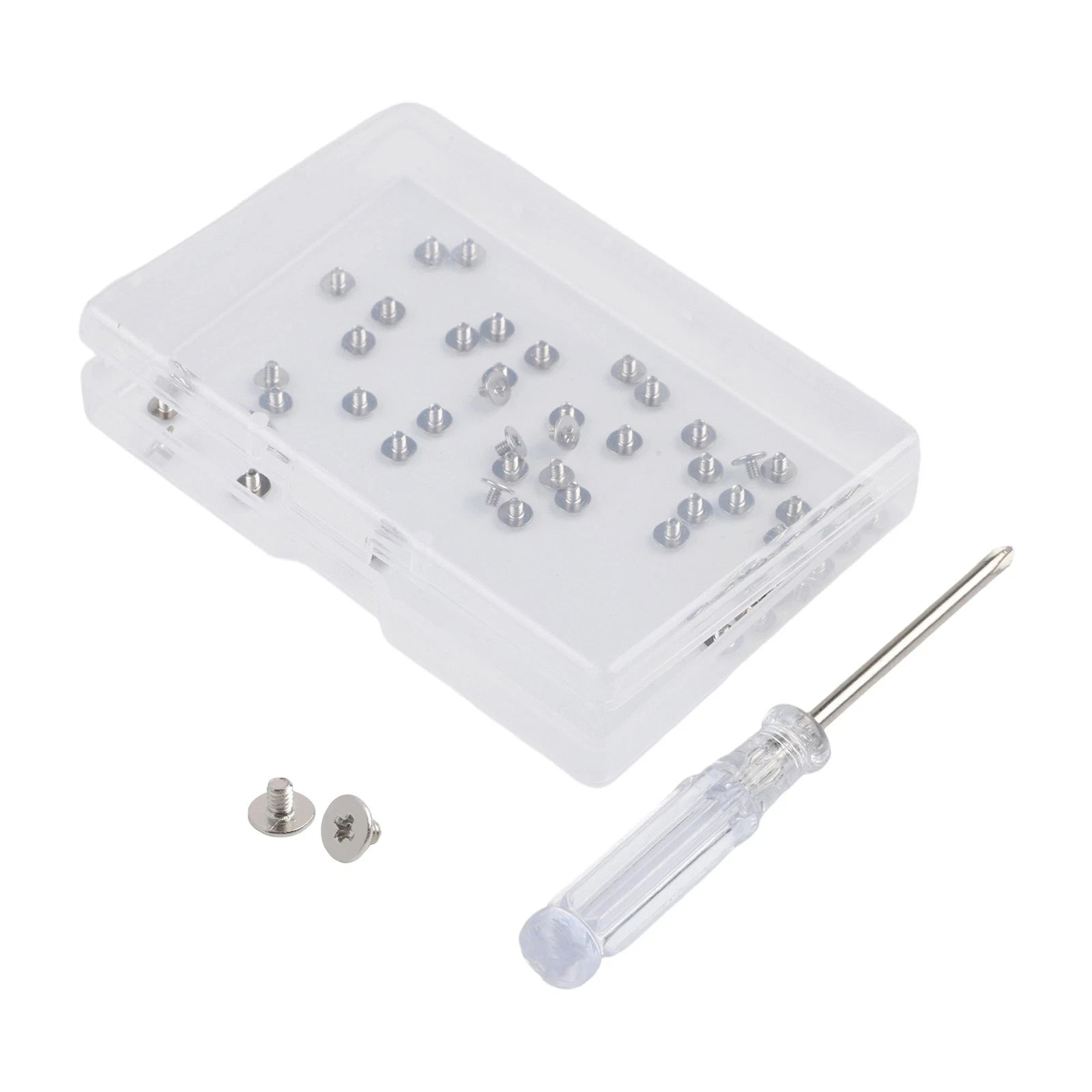 50 pcs M2x2 Flat Head Cross Screws Nickel Plated for Computer Chassis