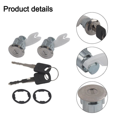 Door Lock Cylinder and Key Set for Ford Models