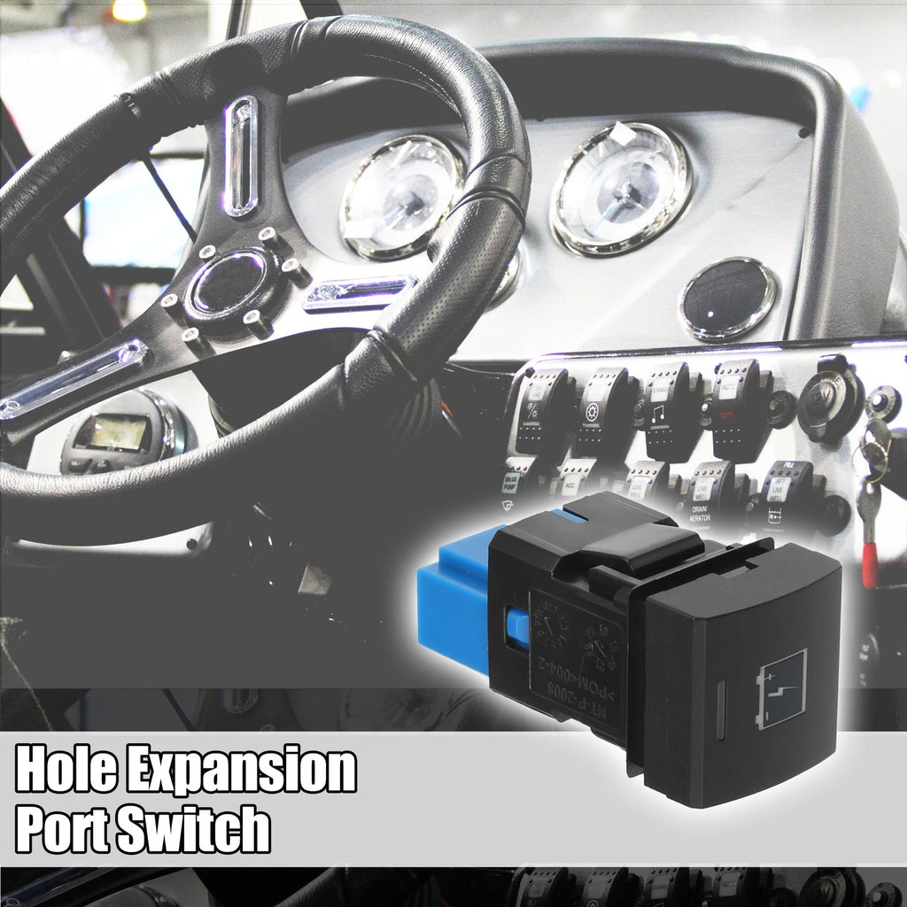 Battery Switch Hole Expansion Port with Wire Replacement for Toyota Vehicles