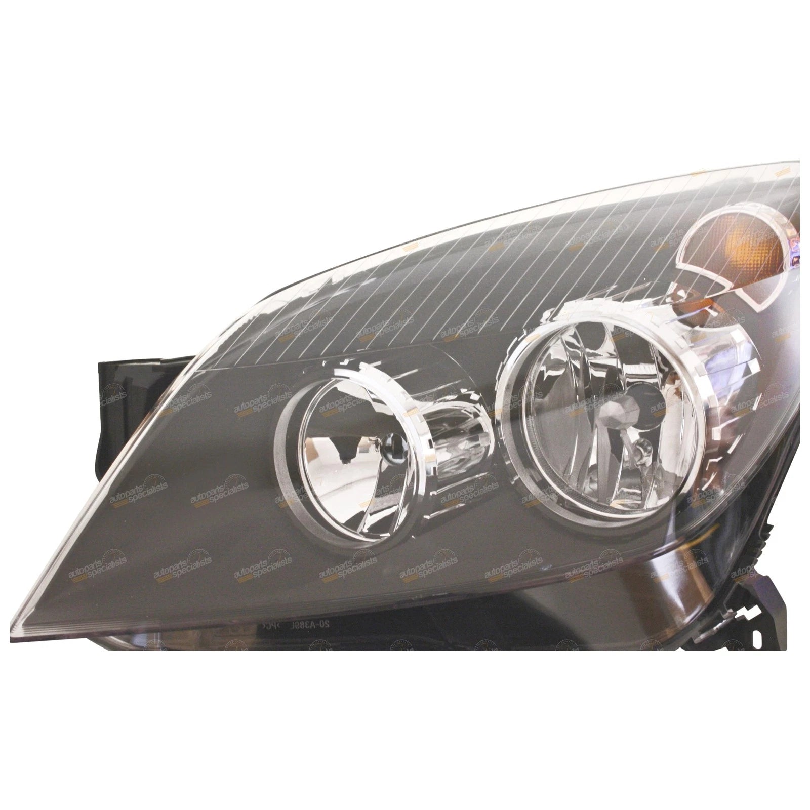 Black Headlights Pair for Holden Astra AH (2004–2006)