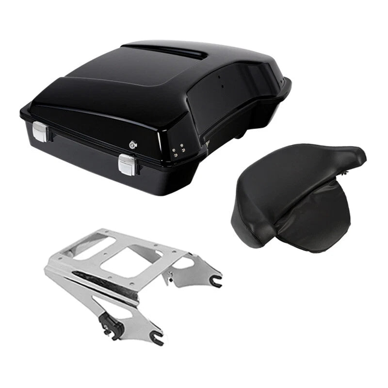 Chrome Trunk Mount Rack for Harley Touring Road King (2009–2013)