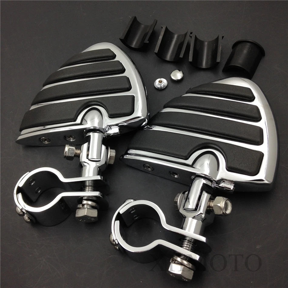 1" 1-1/4" Rubber Front Footrest Peg for Harley (Engine Guard Highway)