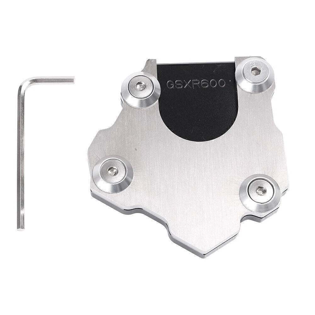 Kickstand Side Stand Extension Plate Pad for Suzuki GSXR600 (2006–2023)