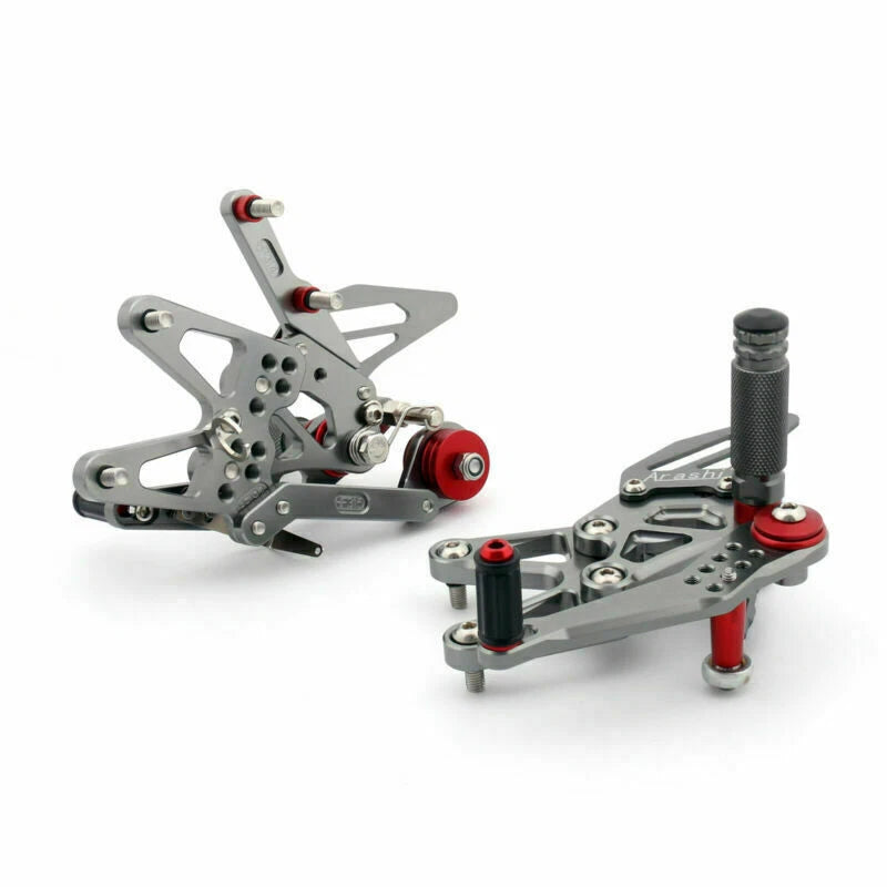 Aluminum Rearsets Footpegs for Daytona 675/R (2013–2017) Titan-color T9