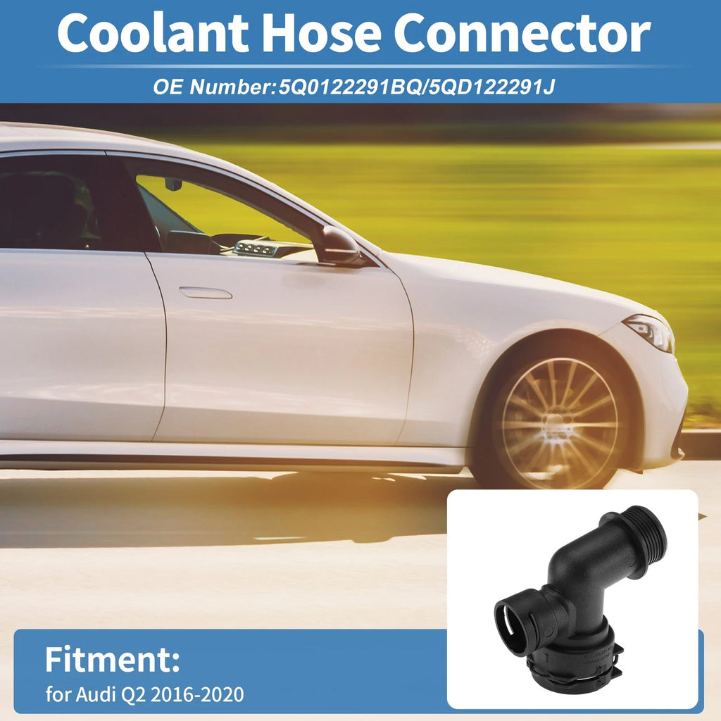Engine Coolant Hose Connector Replacement for Audi Q2 (2016–2020) Plastic