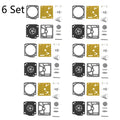 6X Carburetor Gasket Kit for Stihl 034 MS340 036 MS360 (RB-31)