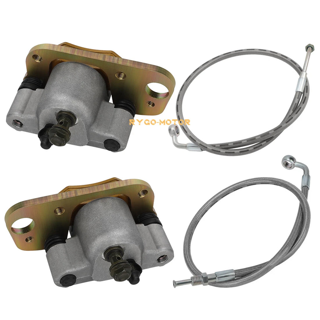 Front Brake Calipers & Hose Lines for Polaris Scrambler 500 (2005–2009)