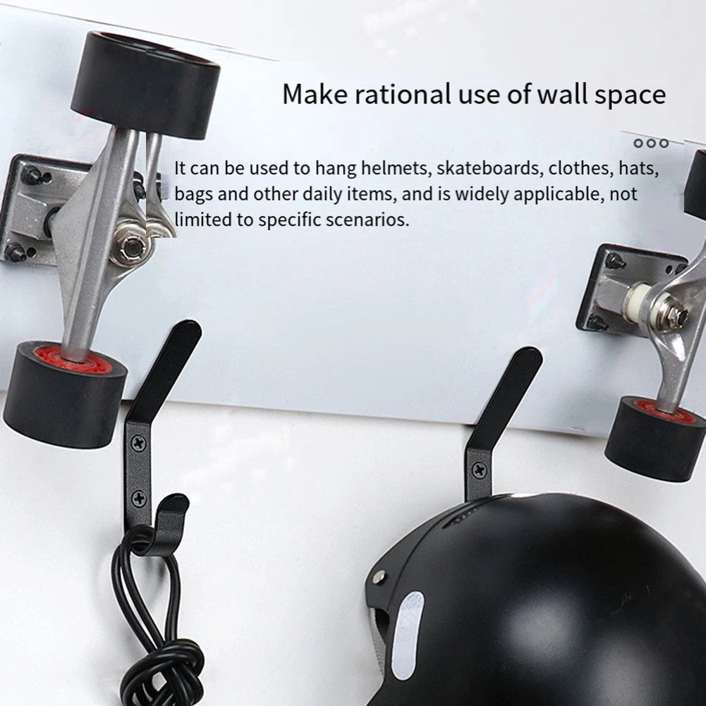 Metal Wall Hook 10kg Capacity 92x40mm for Home Office Bathroom