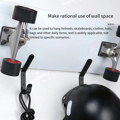 Metal Wall Hook 10kg Capacity 92x40mm for Home Office Bathroom