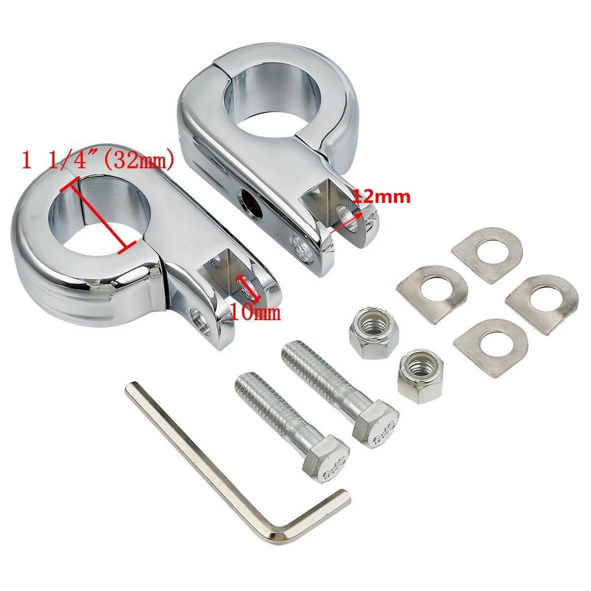Footpegs for Pegstreamliner Highway Engine Guard Crash Bar (1.25")