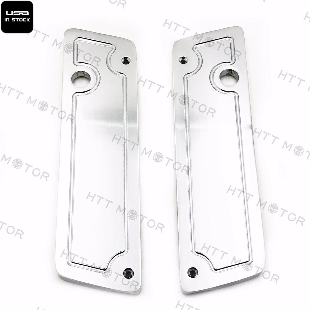 Saddlebag Latch Covers for Harley Hard Touring (2014–2023) - Chrome