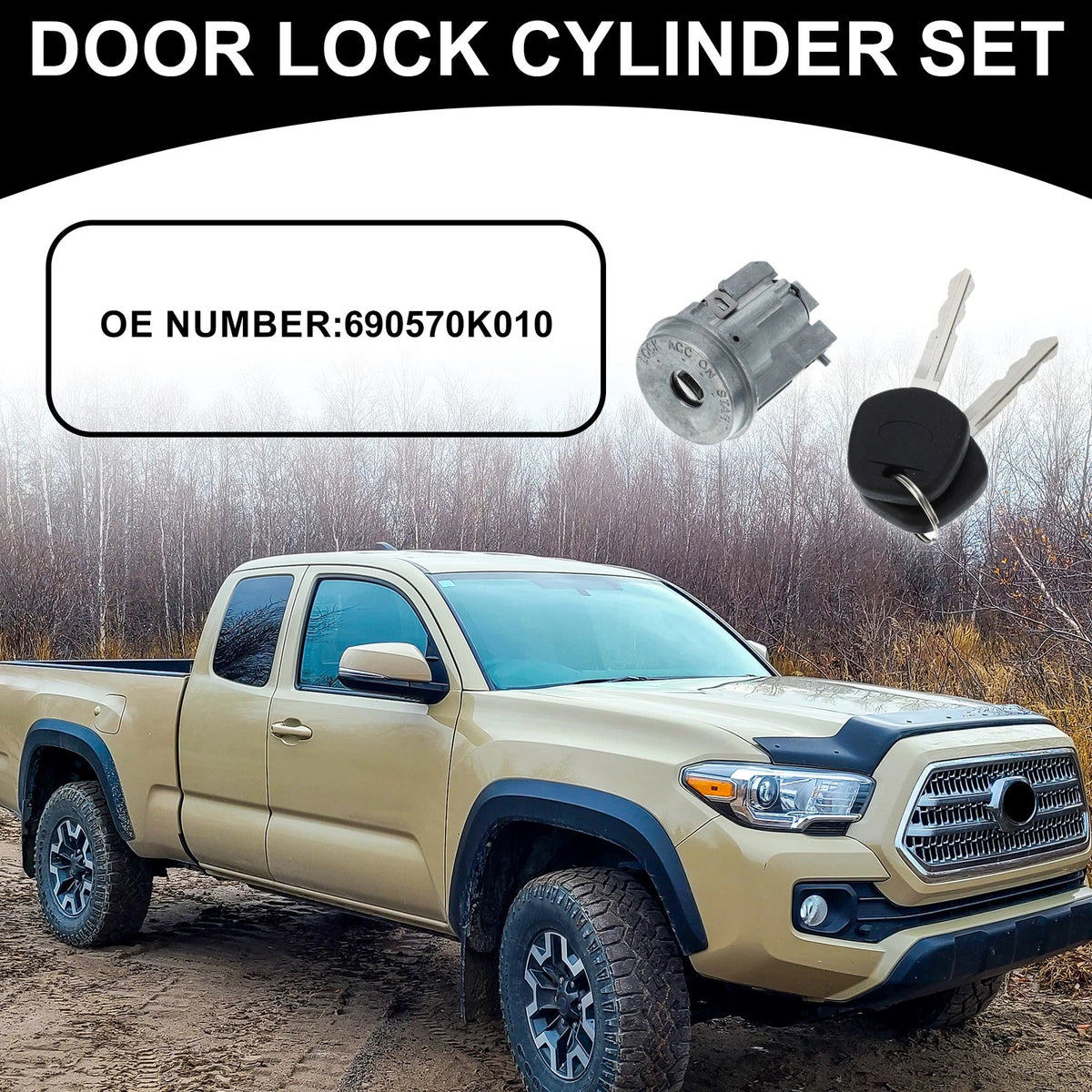 Ignition Lock Cylinder Replacement for Toyota Hilux (2005–2015)