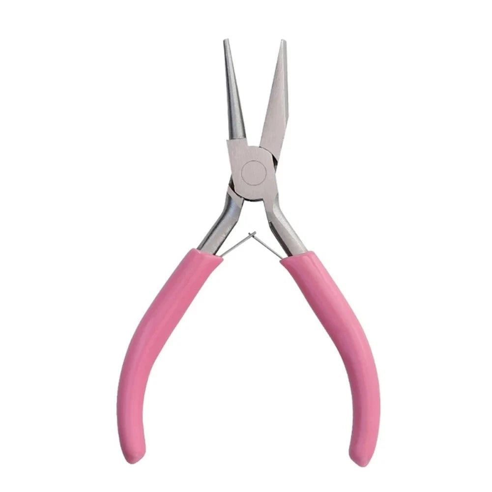 Mini Round Concave Pliers for Jewelry Making (Non Slip Handle)