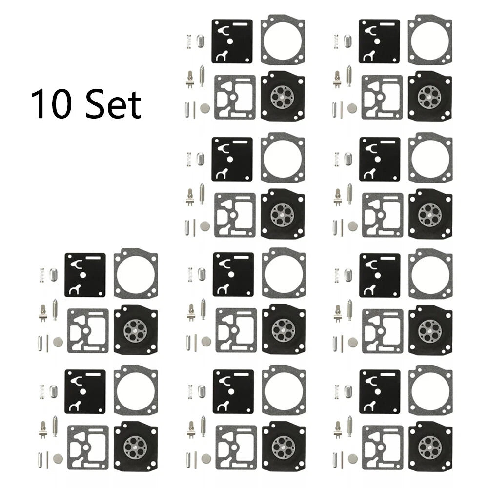 10 Set Carburetor Kit for Zama RB-122 Husqvarna 345 346 353 Chainsaws