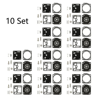 10 Set Carburetor Kit for Zama RB-122 Husqvarna 345 346 353 Chainsaws