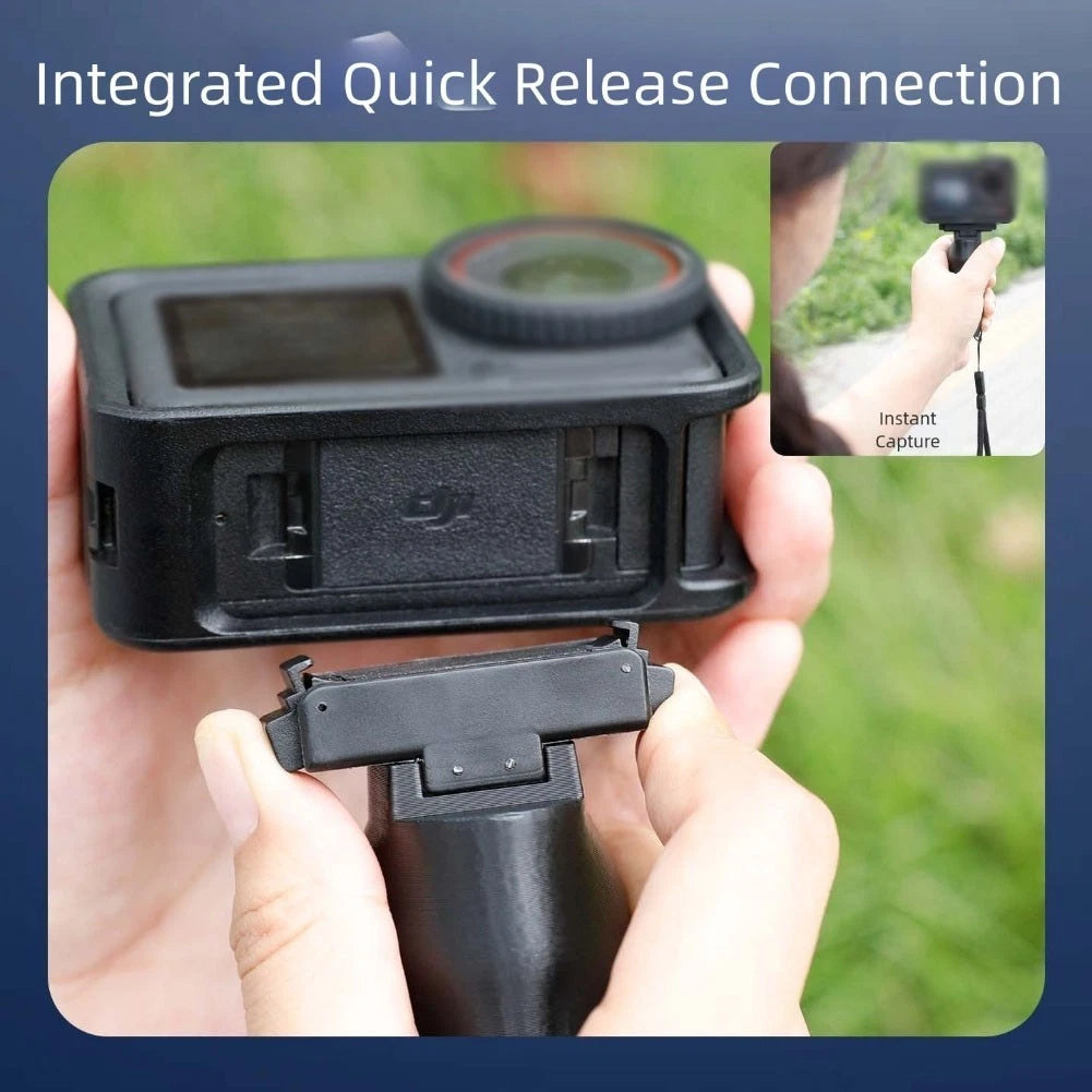 Comfort Grip Quick Release Handle Bracket for DJI Action 5 Pro Camera