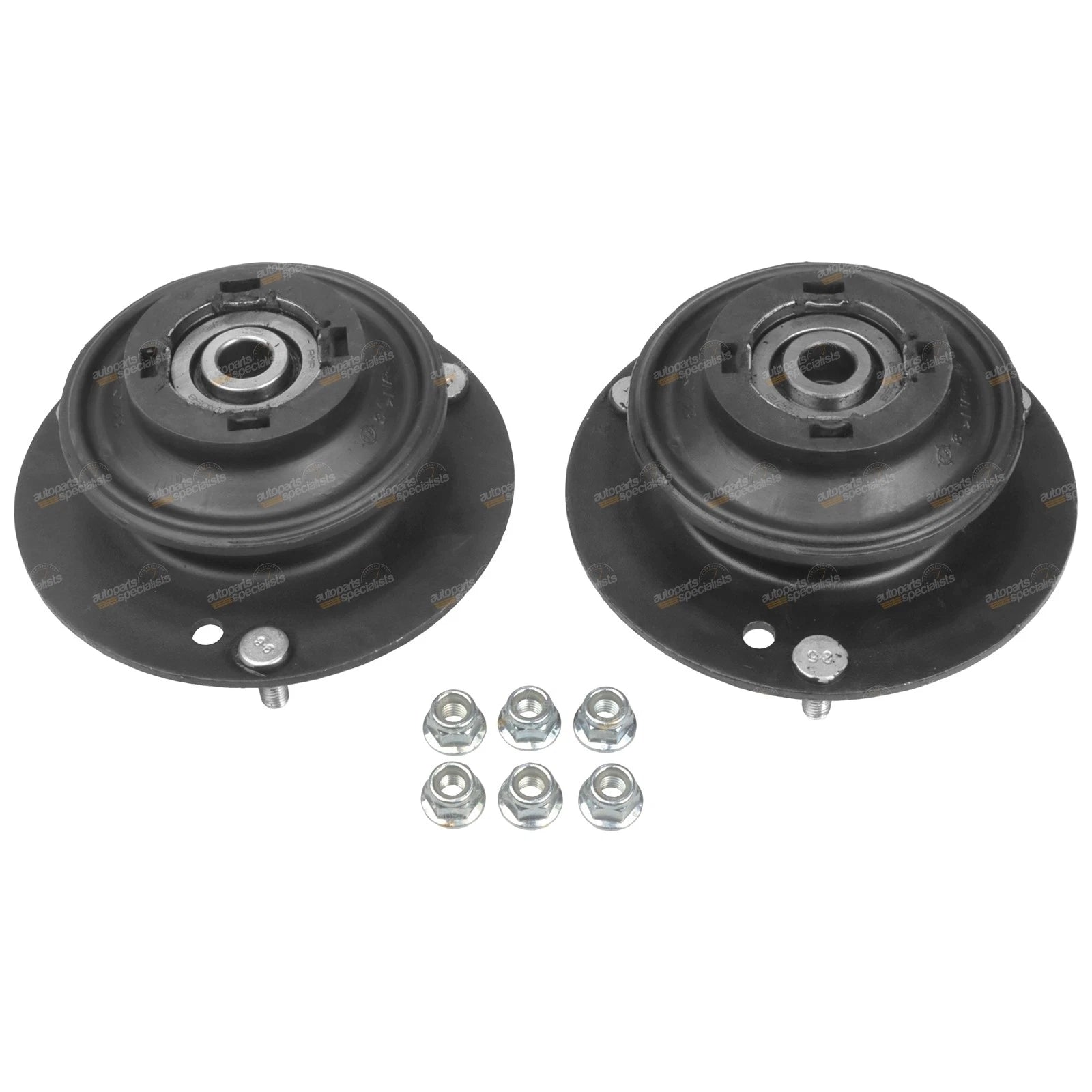 2 Upper Strut Top Bearings + Rubber Mounts for Holden Commodore (1978–1989)