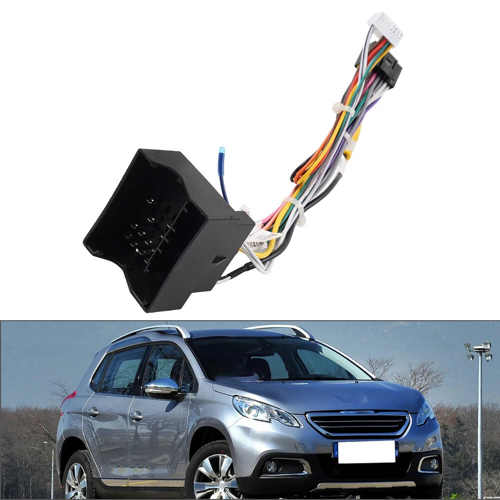 Radio Stereo Power Harness Cable for Citroen C3 C4 C5 Peugeot 3008 (2002–2021)