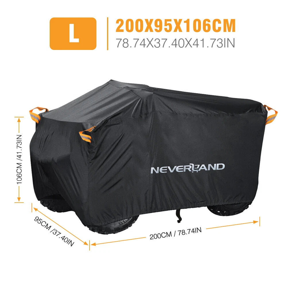 Lawn Mower Tractor Cover for Riding Mowers (Up to 78")