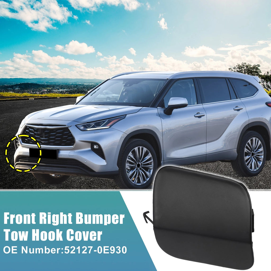 Front Right Bumper Tow Hook Cover for Toyota Highlander (2014–2019)