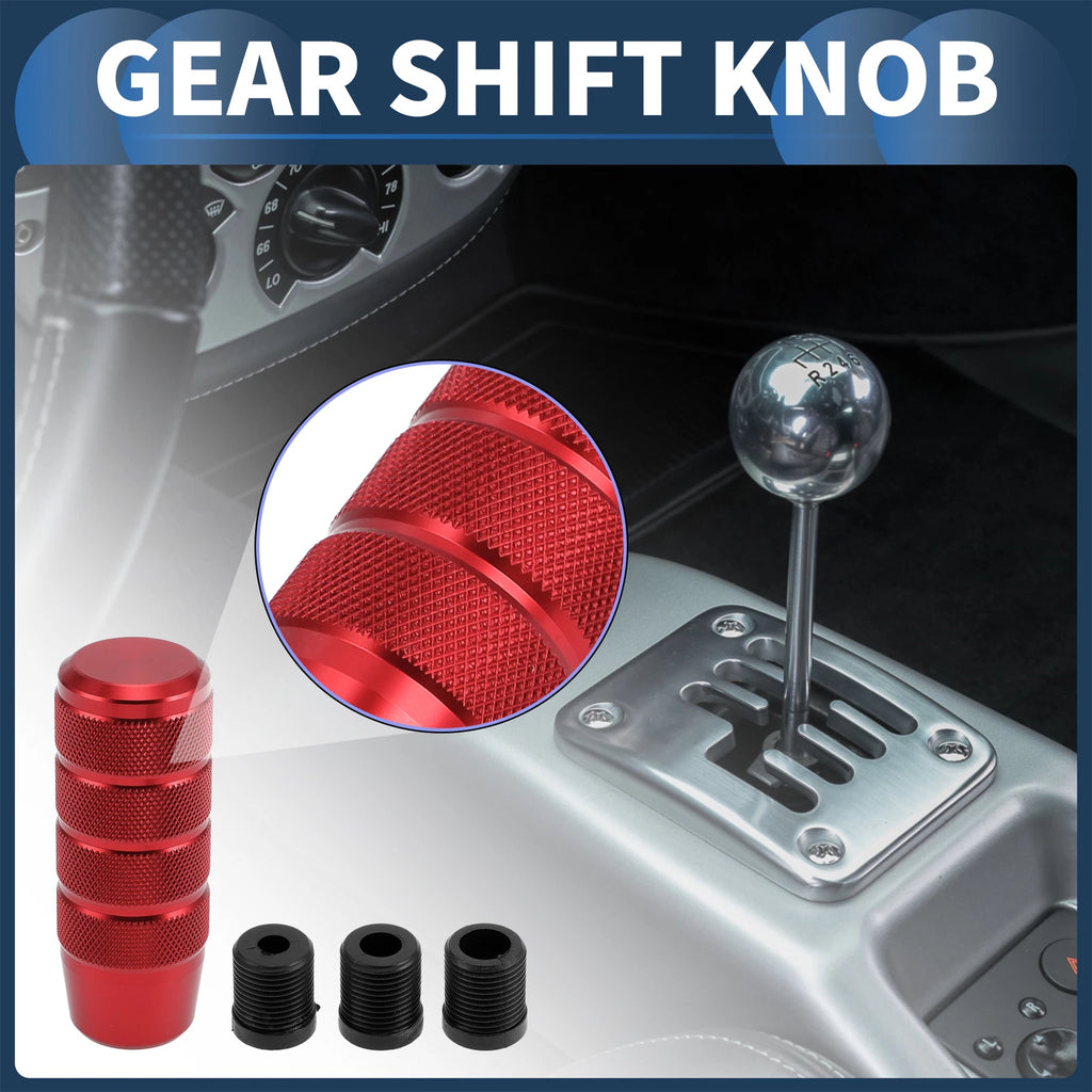 Shift Knob with 3 Adapters for Universal Fit (Automatic/Manual)