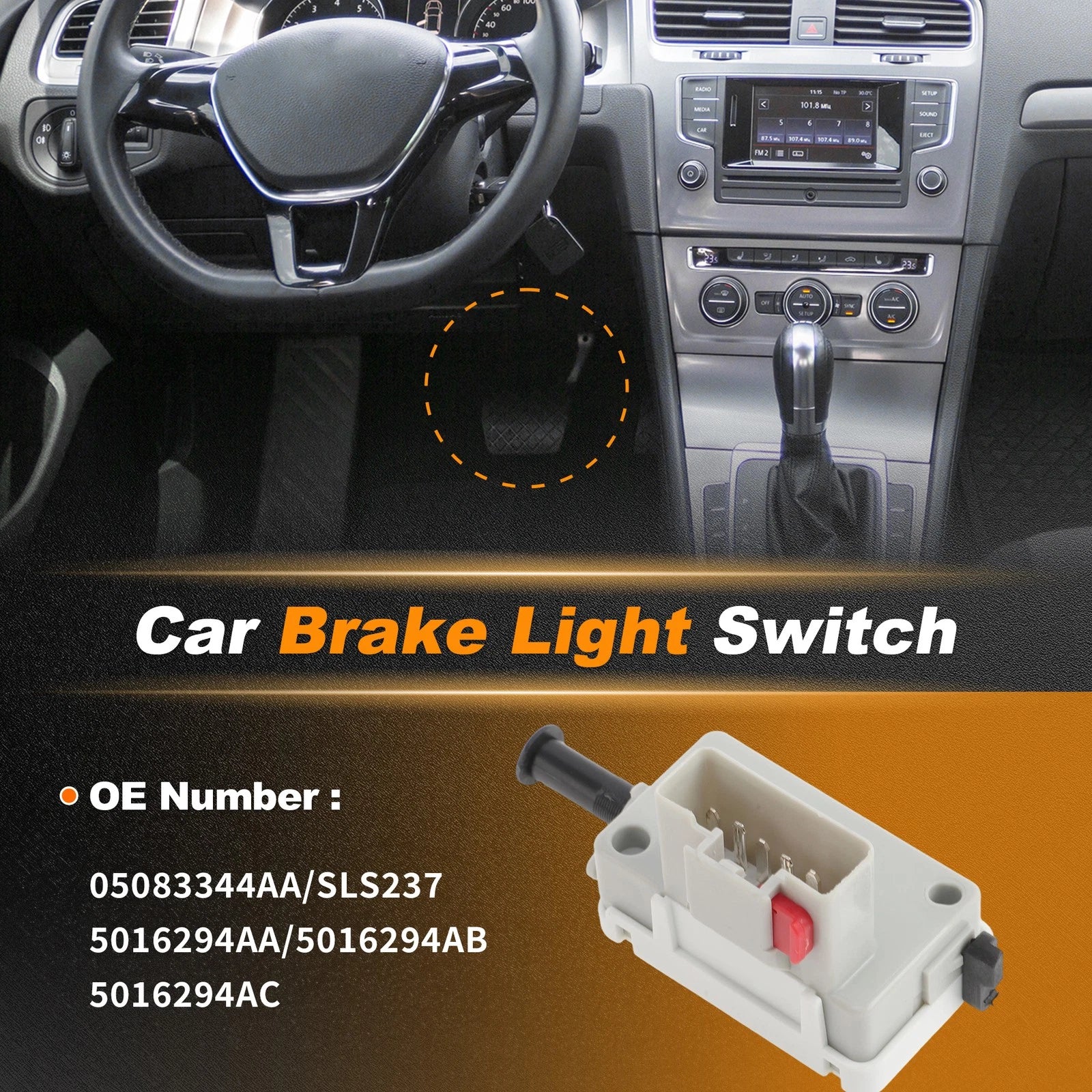 Brake Light Switch for Dodge Durango (2005–2009) 05083344AA
