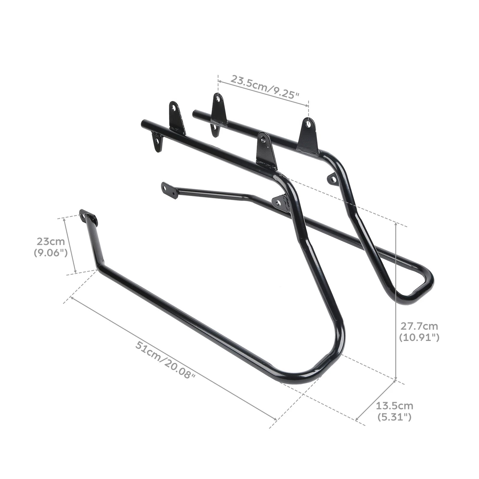 Saddlebags Conversion Brackets for Harley Davidson Softail (1984–2017)