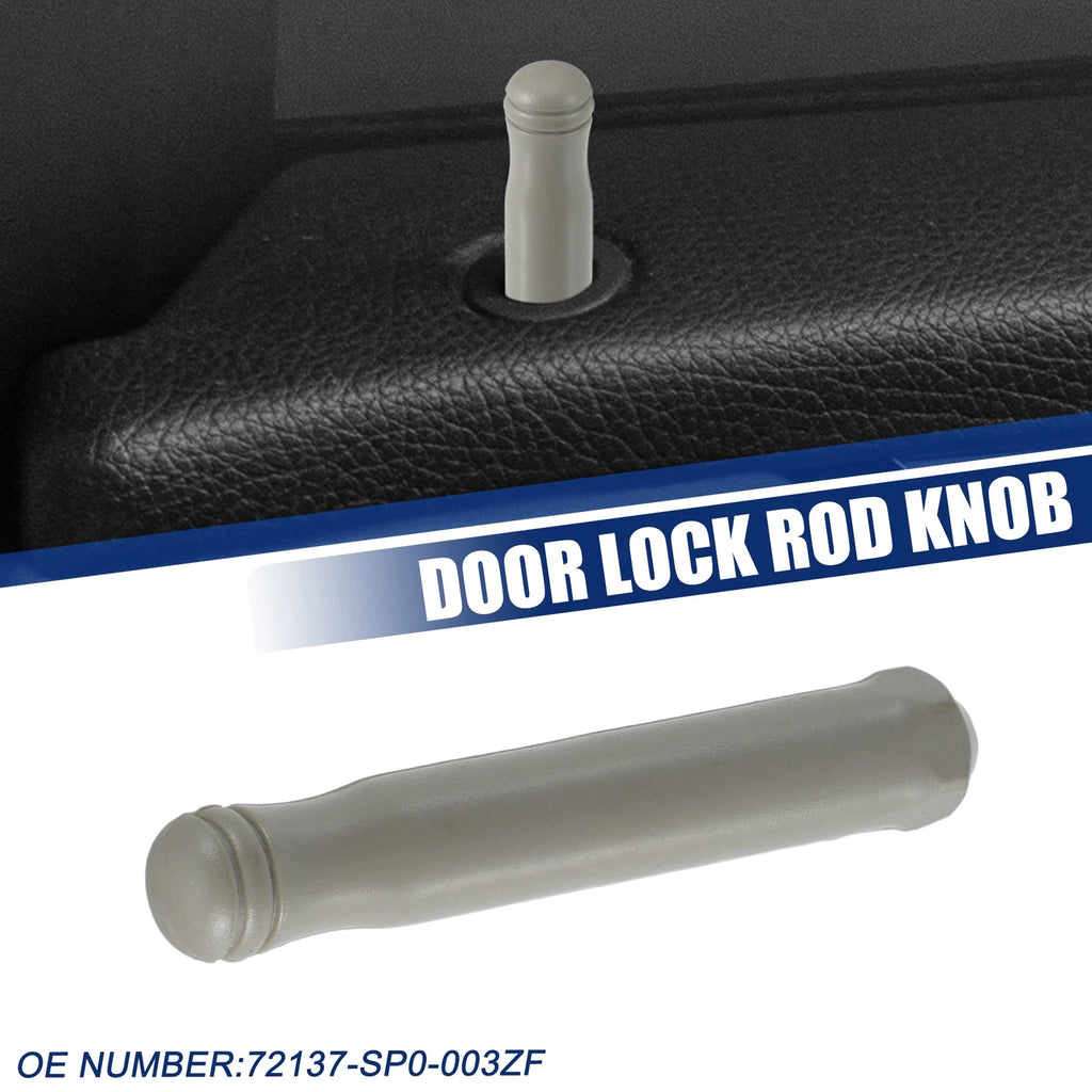 Auto Door Lock Rod Knob Replacement Gray for Honda Civic (1996–2000)