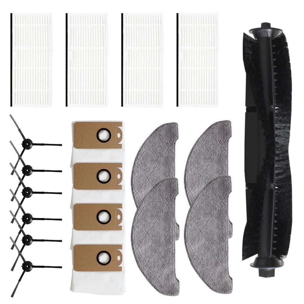 Main Side Brush Dust Bags Mop Filter for Arnagar S8 Pro (2023)