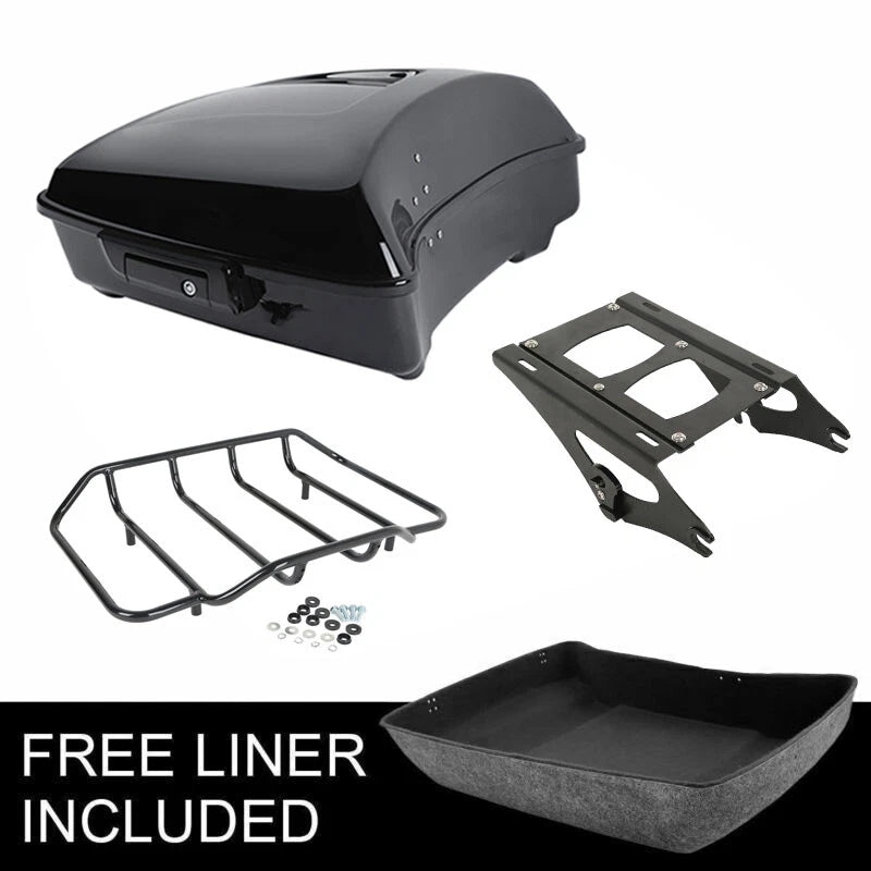 Chopped Trunk Pad Luggage Rack Mount for Harley Electra Road Glide (2014–2026)