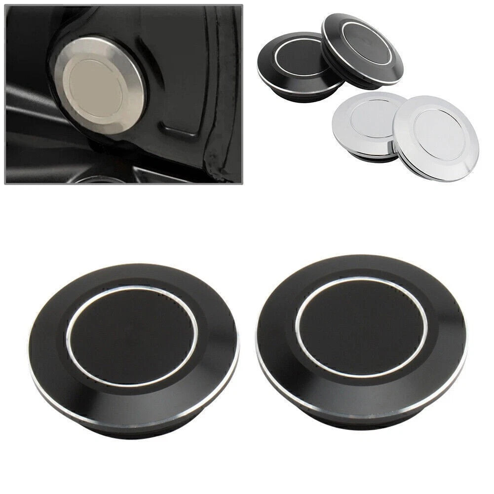CNC Frame Hole Caps for Honda CMX1100 (2021) - Black/Silver