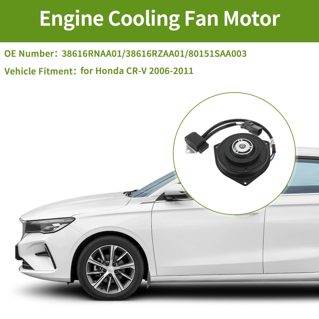 Radiator Fan Motor Replacement for Honda CR-V (2006–2011)