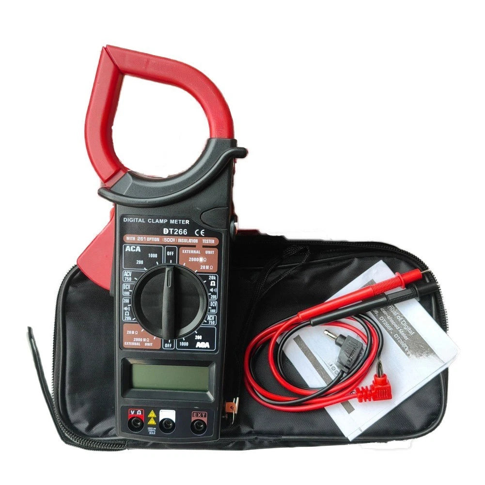 Digital Clamp Meter AC DC Voltage Tester 1000A Current Range