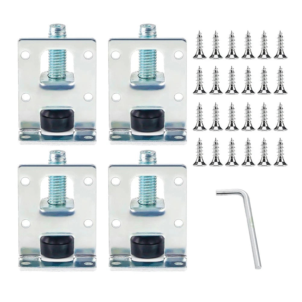Set of 4 Adjustable Leveling Feet for Heavy Furniture