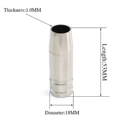 Welding Tool Set with Conical Nozzle for 15AK