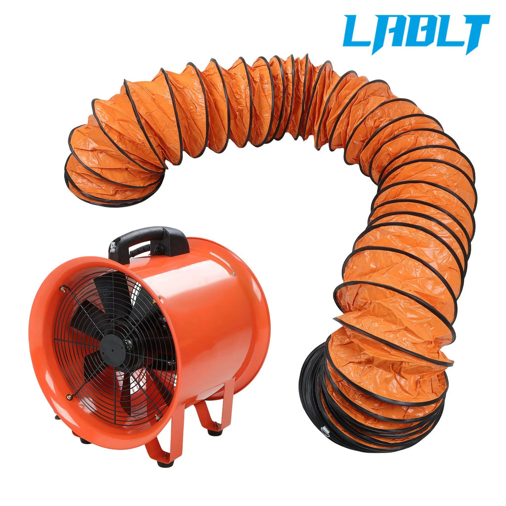 Extractor Fan Blower for Portable Use with 32.8FT Duct Hose