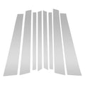 Door Pillar Window Trim Kit for BMW X5 (2007–2013) Silver Tone