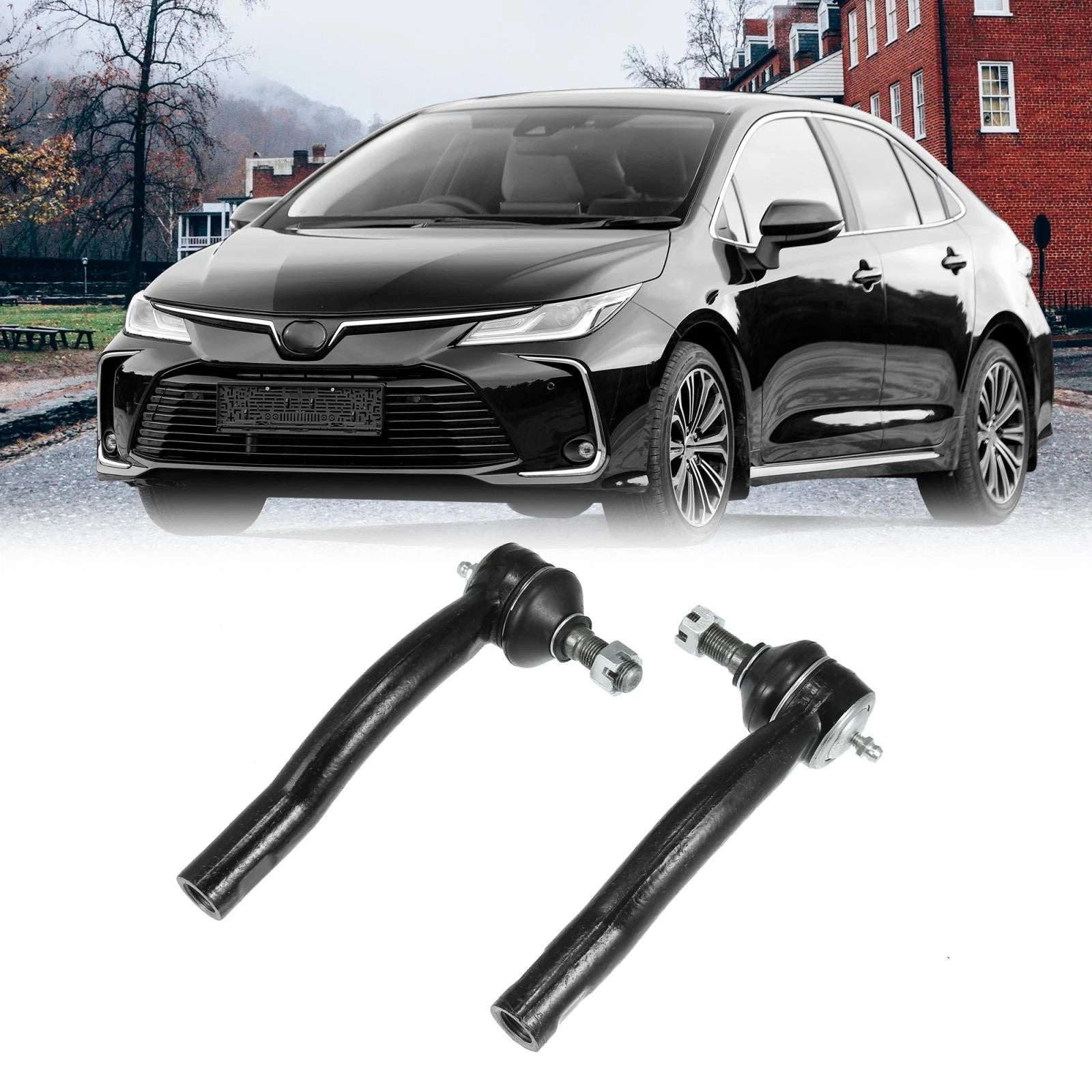 Outer Tie Rod End Links 2PCS Front Replacement for Toyota Corolla (2003–2008)